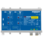 LEM ELETTRONICA - Trasmettitore ottico TXWDM con 2 ingressi per polarità satellite, ingresso CWDM integrato, 1270/1490nm, potenza di 8 dBm, per applicazioni SKY, SAT.