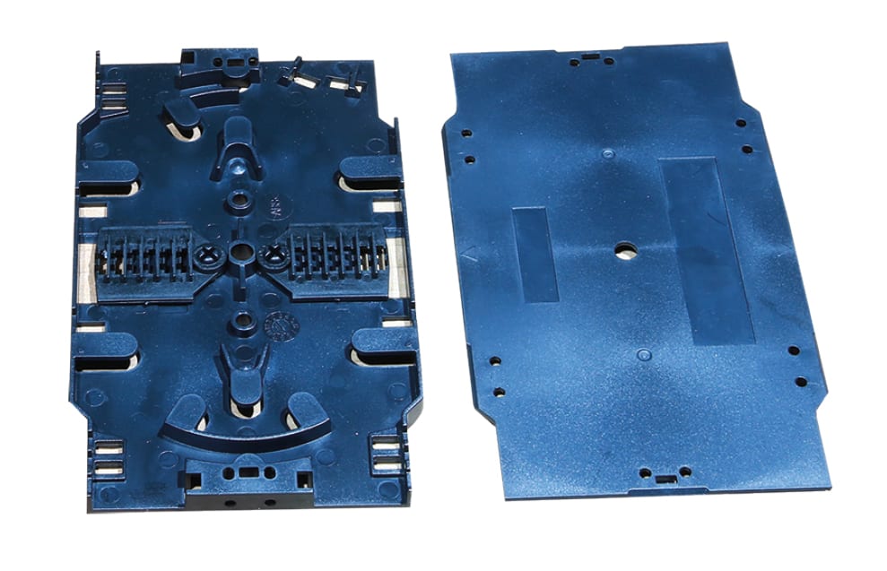 LEM ELETTRONICA - Cartolina porta giunti CRT12, 12 fibre ottiche. CRT12