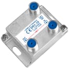 LEM ELETTRONICA - Derivatore verticale DR1-15 a 1 via, connettori F, banda passante 5…2.400Mhz, perdita di derivazione 15dB.