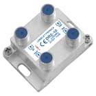 LEM ELETTRONICA - Derivatore verticale DR2-20 a 2 vie, connettori F, banda passante 5…2.400Mhz, perdita di derivazione 20dB.