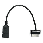 LEM ELETTRONICA - CAVO USB da USB Samsung maschio a USB tipo-A femmina, OTG, Nero. S-USB
