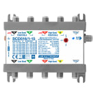 LEM ELETTRONICA - Multiswitch dCSS/Legacy SCD516/1-15 con 5 ingressi passanti e 1 uscita derivata, Satellite amplificato, attenuazione di -15dB sul Terrestre, per applicazioni SKY, FM, DAB, UHF, SAT.