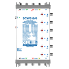 LEM ELETTRONICA - Multiswitch dCSS/Legacy SCW516/6 con 5 ingressi passanti e 6 uscite derivate, Satellite amplificato regolabile, per applicazioni SKY, FM, DAB, UHF, SAT.