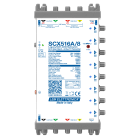 LEM ELETTRONICA - Multiswitch dCSS/Legacy SCX516A/8 con 5 ingressi passanti e 8 uscite derivate, Terrestre amplificato regolabile, per applicazioni SKY, FM, DAB, UHF, SAT.