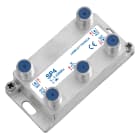 LEM ELETTRONICA - Partitore verticale SP4 a 4 vie, connettori F, banda passante 5…2.400Mhz, perdita di passaggio Max. 12dB. SP4