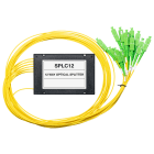 LEM ELETTRONICA - Splitter ottico SPLC12 a 12 vie, connettore SC/APC, 1260-1650nm, perdita passaggio massima 13dB.