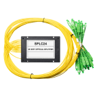 LEM ELETTRONICA - Splitter ottico SPLC24 a 24 vie, connettore SC/APC, 1260-1650nm, perdita passaggio massima 15,5dB.
