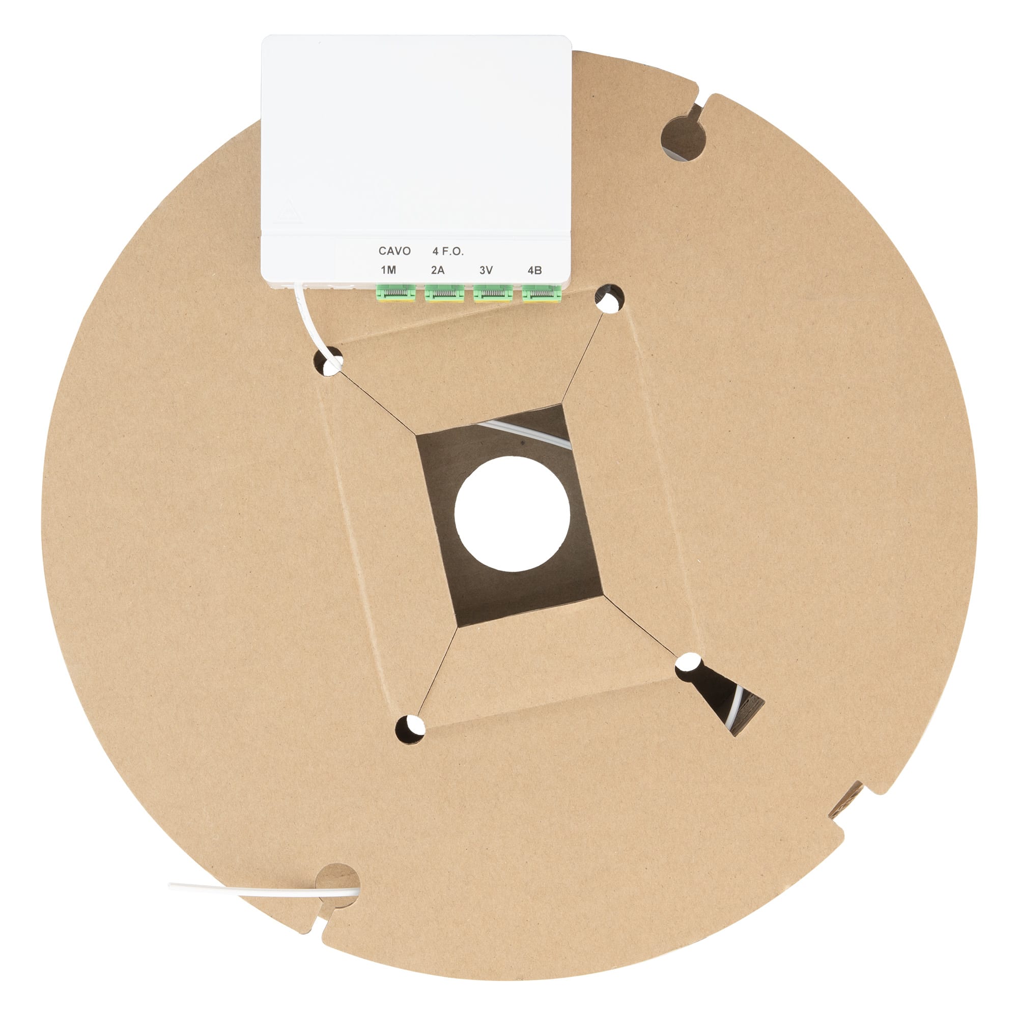 LEM ELETTRONICA - Scatola di terminazione ottica STOAC20, cavo 4 FO preterminato solo lato STOA 20m, connettori SC/APC. STOAC20