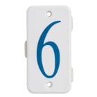 C'ERA UNA VOLTA - Piastri con numeri da -1- a -9- in porcellana.