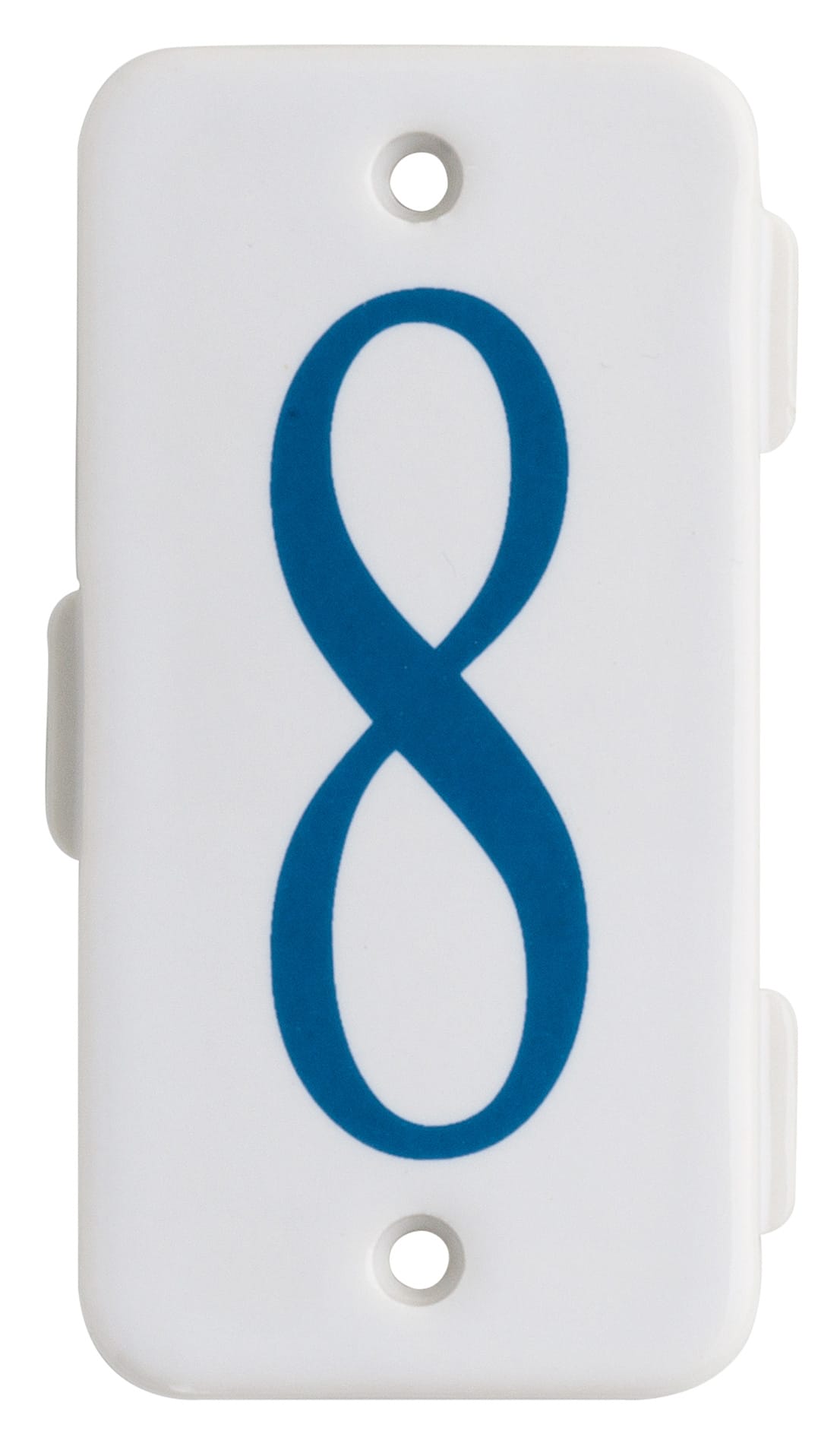 C'ERA UNA VOLTA - Piastri con numeri da -1- a -9- in porcellana.