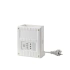 C'ERA UNA VOLTA - Cablybox 4 prese USB 10/16A con LED e interruttore sinistro - cavo 1.50m spina 16A.