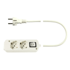 LE PROLUNGHE - Cably 2 Multipresa 3G1.5 MT1.5 SP Sch BN.