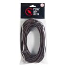 C'ERA UNA VOLTA - Cavo elettrico rivestito in tessuto marrone, sezione 3G0.75, lunghezza 10 metri. 5923/10-MR