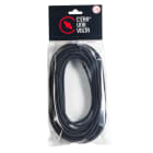 C'ERA UNA VOLTA - Cavo elettrico rivestito in tessuto nero da 10 metri, sezione 3G0.75 H03.