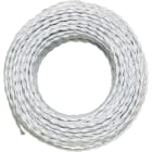 C'ERA UNA VOLTA - Treccia seta 2x0.75 bianco mt. 100.
