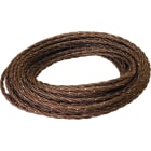 C'ERA UNA VOLTA - Treccia di seta marrone 3G0.50, lunga 25 metri.