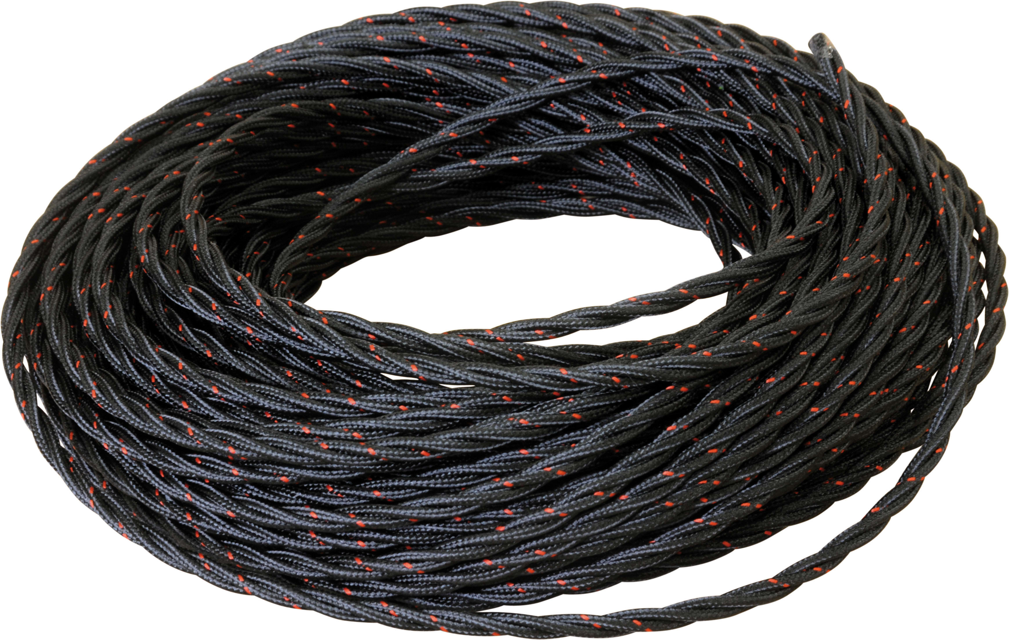 C'ERA UNA VOLTA - Treccia in Seta 3G0.75 Nero MT. 25. 5928/25-N