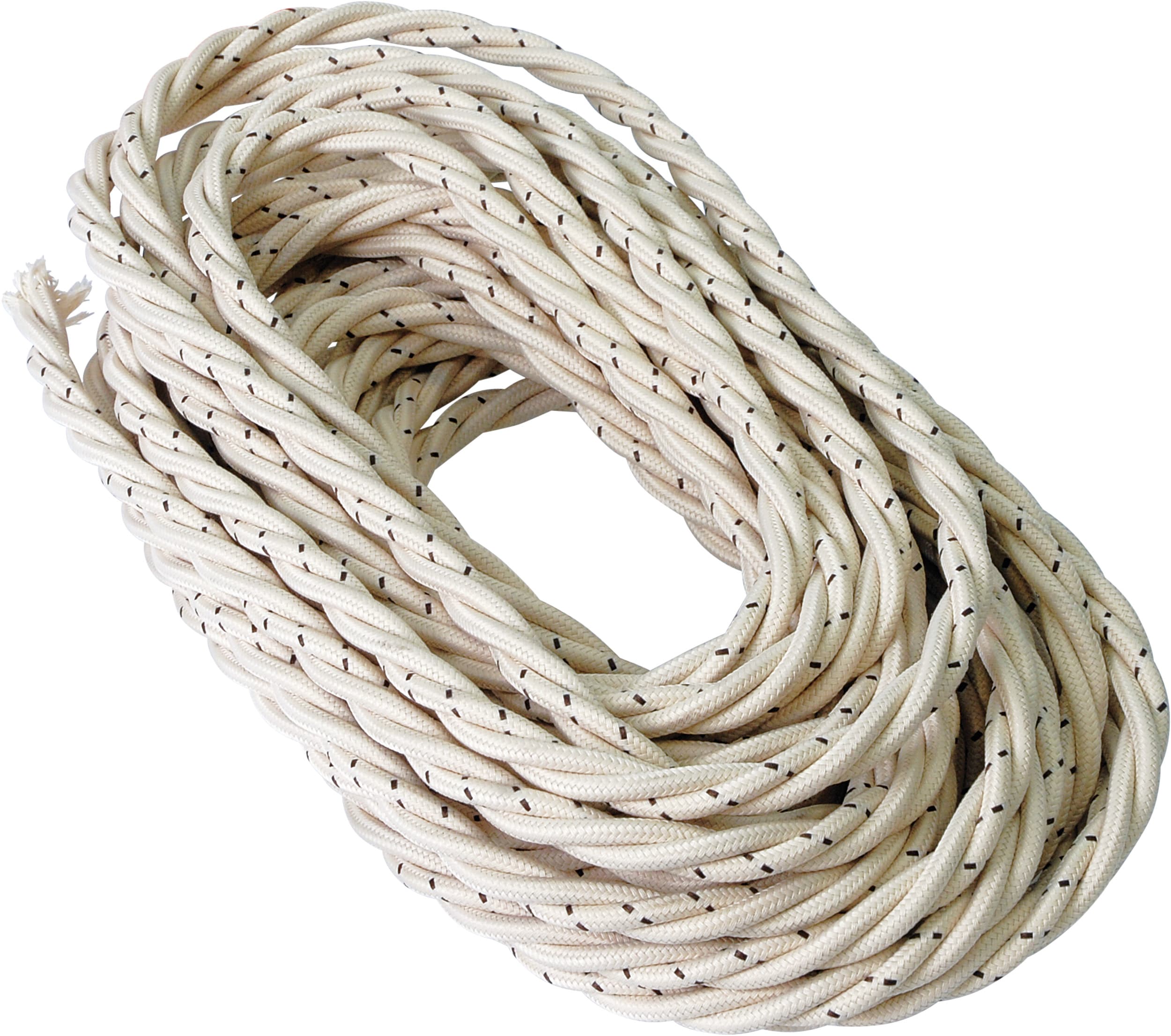 C'ERA UNA VOLTA - Treccia di cotone 3G1 avorio, lunga 25 metri.