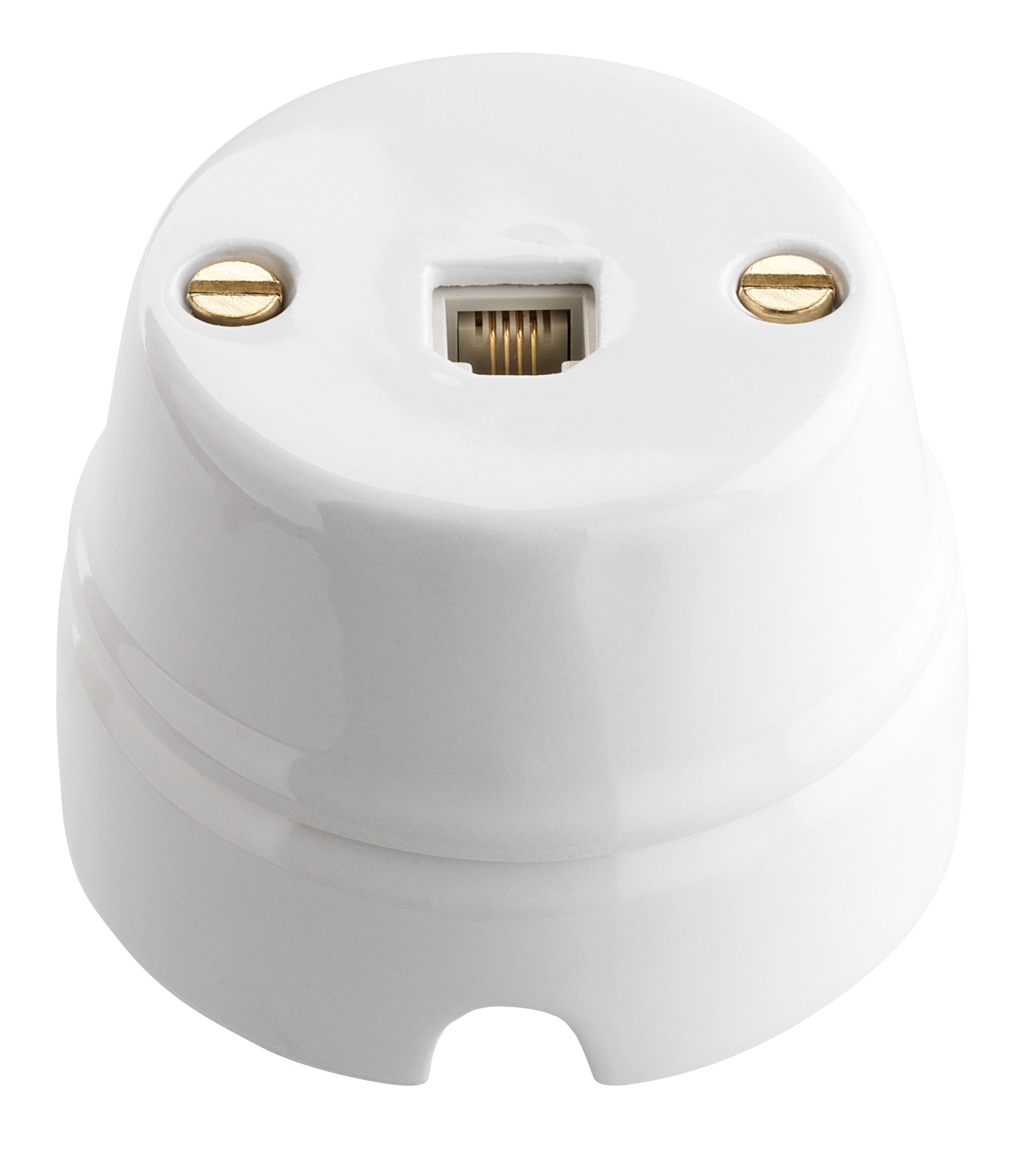 C'ERA UNA VOLTA - Presa telefonica diametro 70 mm per plug 6/4.