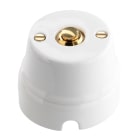 C'ERA UNA VOLTA - Pulsante diametro 70 mm con tasto ottonato. 5972/T