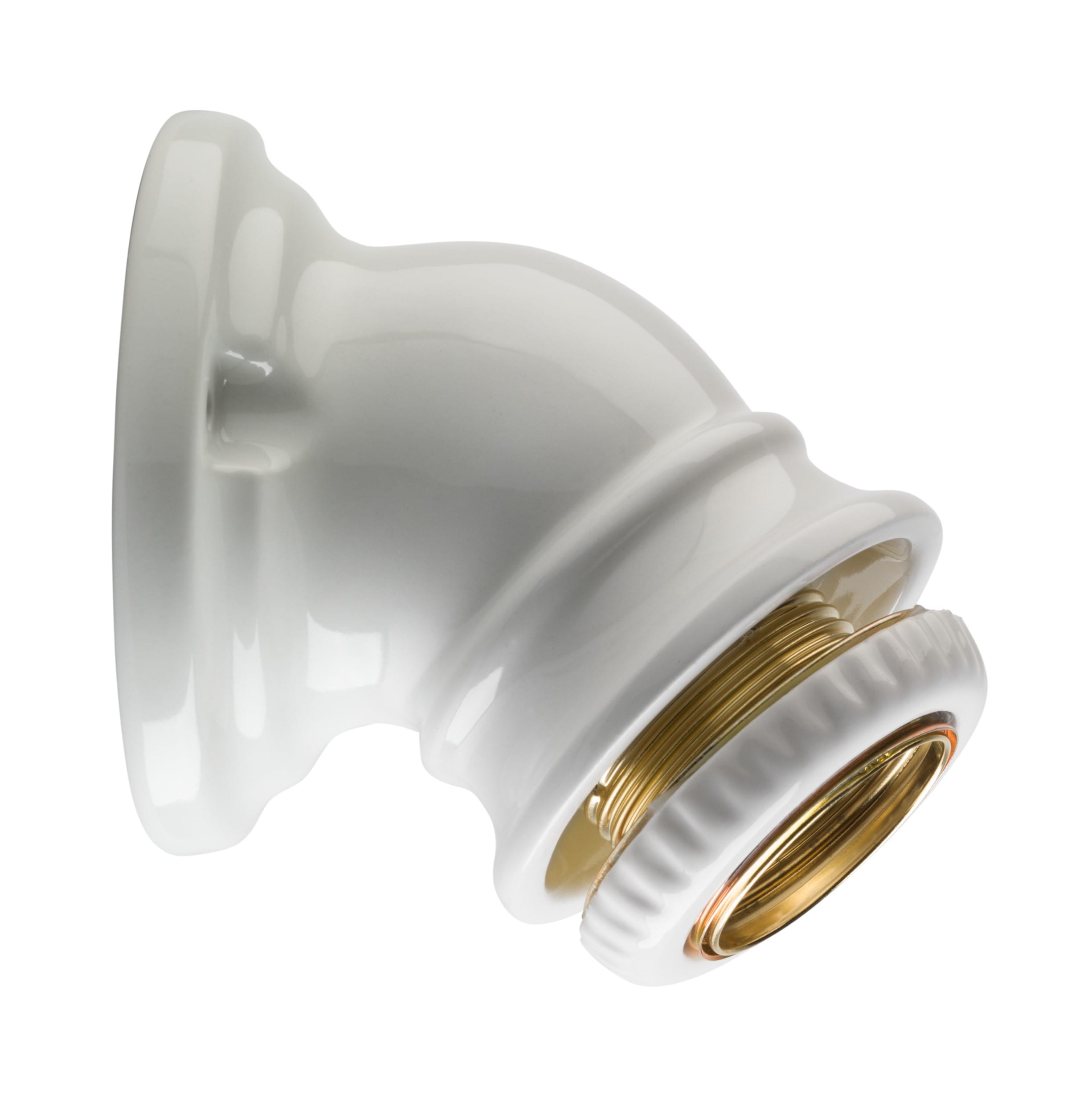 C'ERA UNA VOLTA - Spot da parete E27 con ghiera per un'illuminazione elegante e funzionale. 5981/G