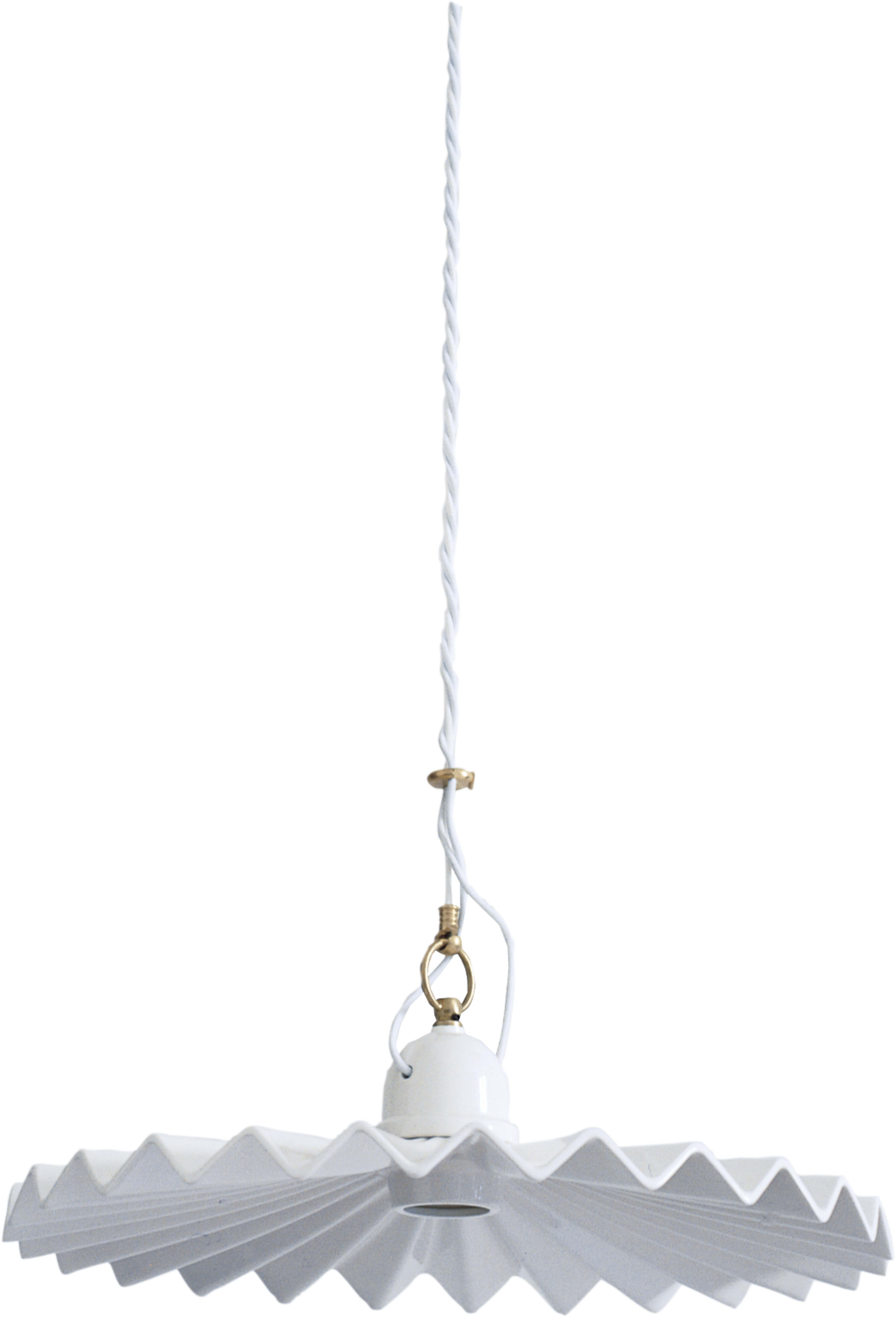 C'ERA UNA VOLTA - Lampada E27 piatto piega diametro 40cm con rosoncino. 5998/PI-40