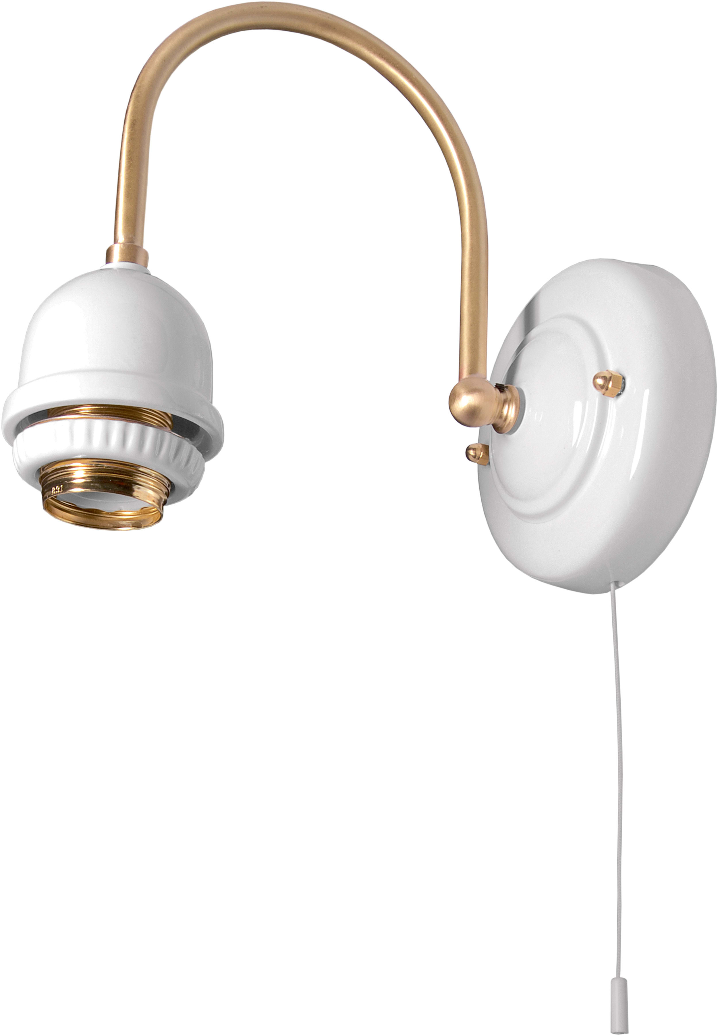 C'ERA UNA VOLTA - Applique con attacco E27, interno a catenella e ghiera. 6002