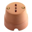 C'ERA UNA VOLTA - Presa polarizzata cotto 2P+T diametro 70mm 10/16A 250V. 7108