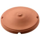 C'ERA UNA VOLTA - Rosone da soffitto in cotto liscio diametro 170mm.