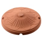 C'ERA UNA VOLTA - Rosone da soffitto in cotto lavorato diametro 170mm.