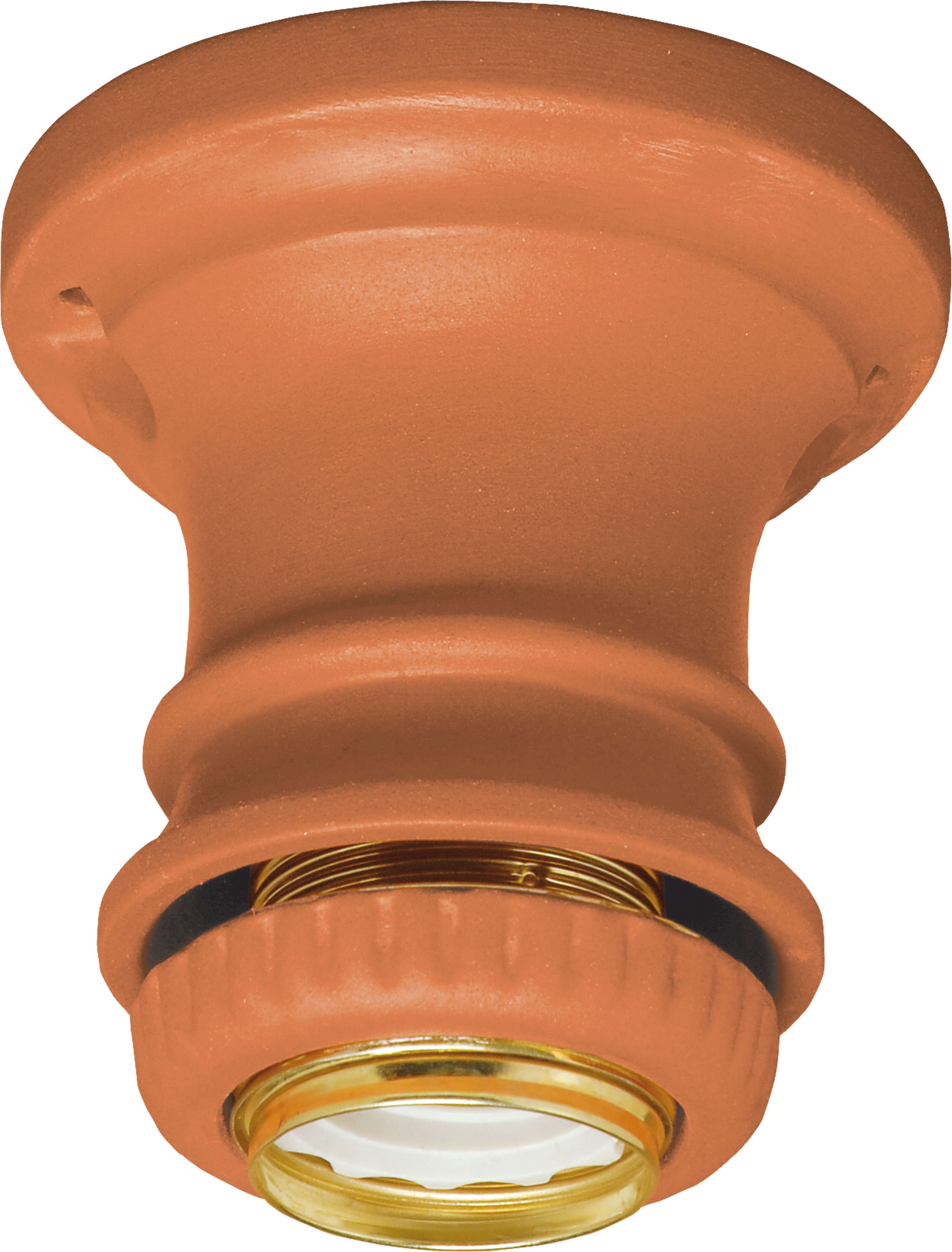 C'ERA UNA VOLTA - Spot E27 diritto cotto con ghiera cotto per un'illuminazione moderna e sofisticata. 7133