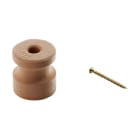 LE PROLUNGHE - ISOLATORE COTTO CON CHIODO OTTONATO 7150/C