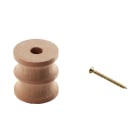 C'ERA UNA VOLTA - Isolatore cotto doppio con vite ottonata.