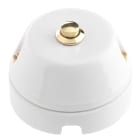 C'ERA UNA VOLTA - Pulsante a tasto ottonato diametro 80 mm.