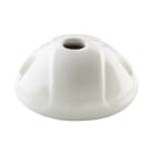 C'ERA UNA VOLTA - Rosone a cupola liscio bianco diametro 68mm.