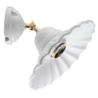 C'ERA UNA VOLTA - Spot E27 con snodo e chiave, plafone onda diametro 20cm. 7544/OD