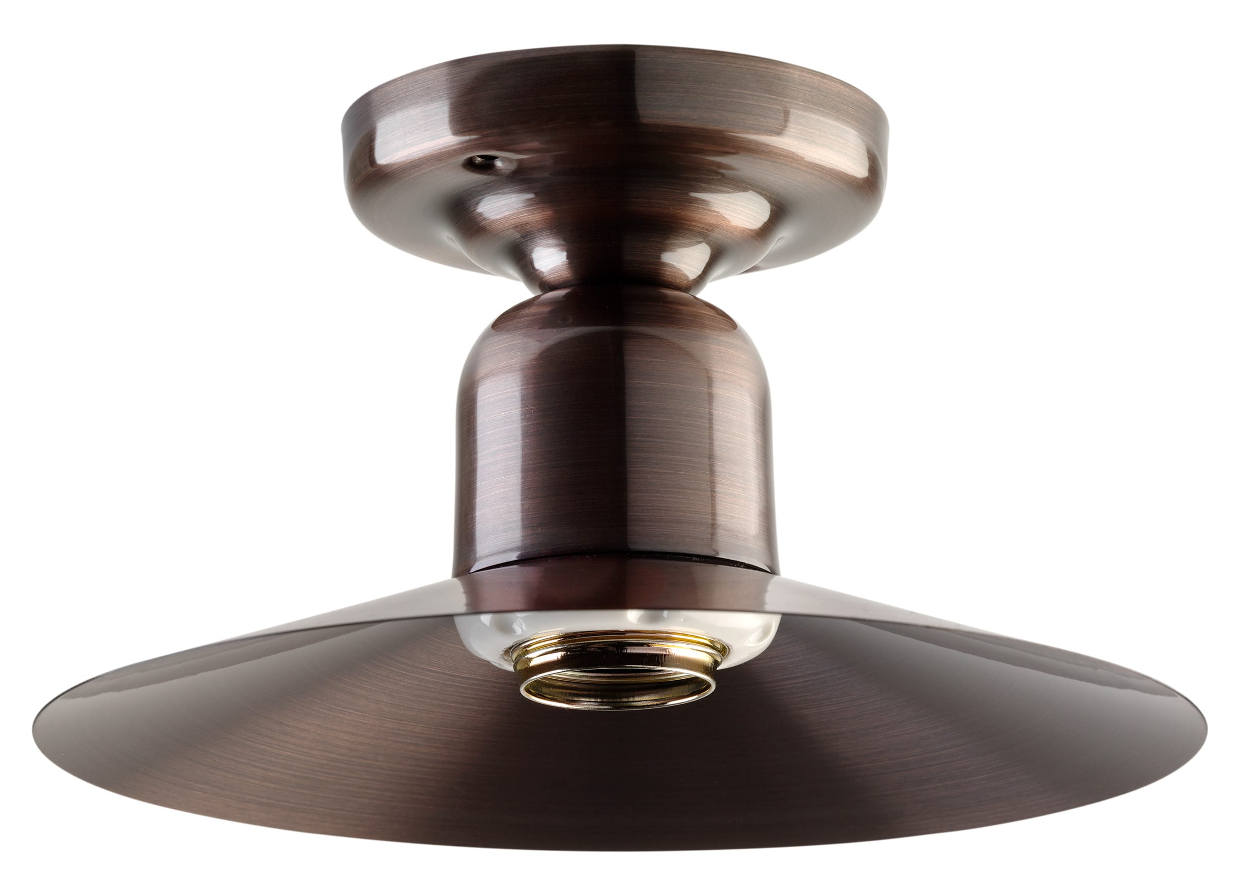 C'ERA UNA VOLTA - Spot E27 direzionabile rame liscio diametro 22. 7557/LI