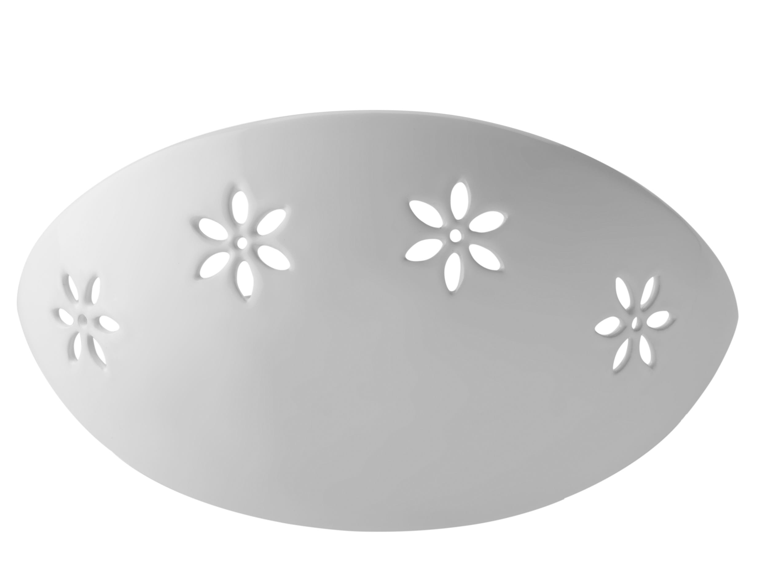 C'ERA UNA VOLTA - Plafoniera E27 Parete Porcellana Traforata con Fiori. 7630