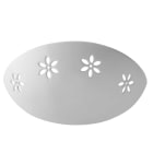 C'ERA UNA VOLTA - Plafoniera E27 Parete Porcellana Traforata con Fiori. 7630