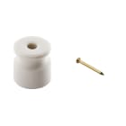 C'ERA UNA VOLTA - Isolatore cordierite con chiodo ottonato per un'installazione sicura e affidabile. 7742/C