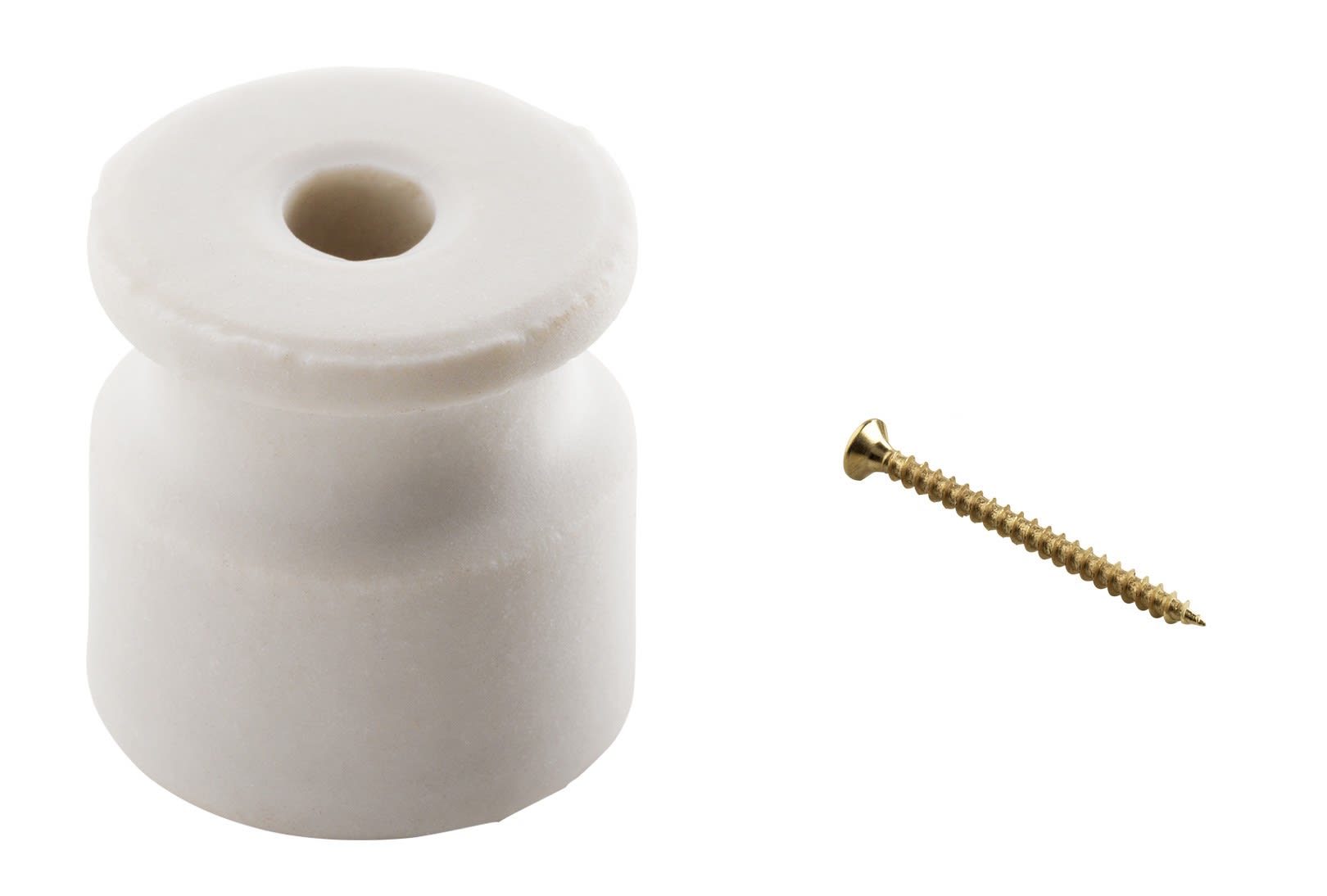 C'ERA UNA VOLTA - Isolatore massimo in cordierite con vite ottone. 7743