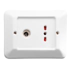 C'ERA UNA VOLTA - Serie Delux 2 prese TV D.9.5 gialla. 7768/GL