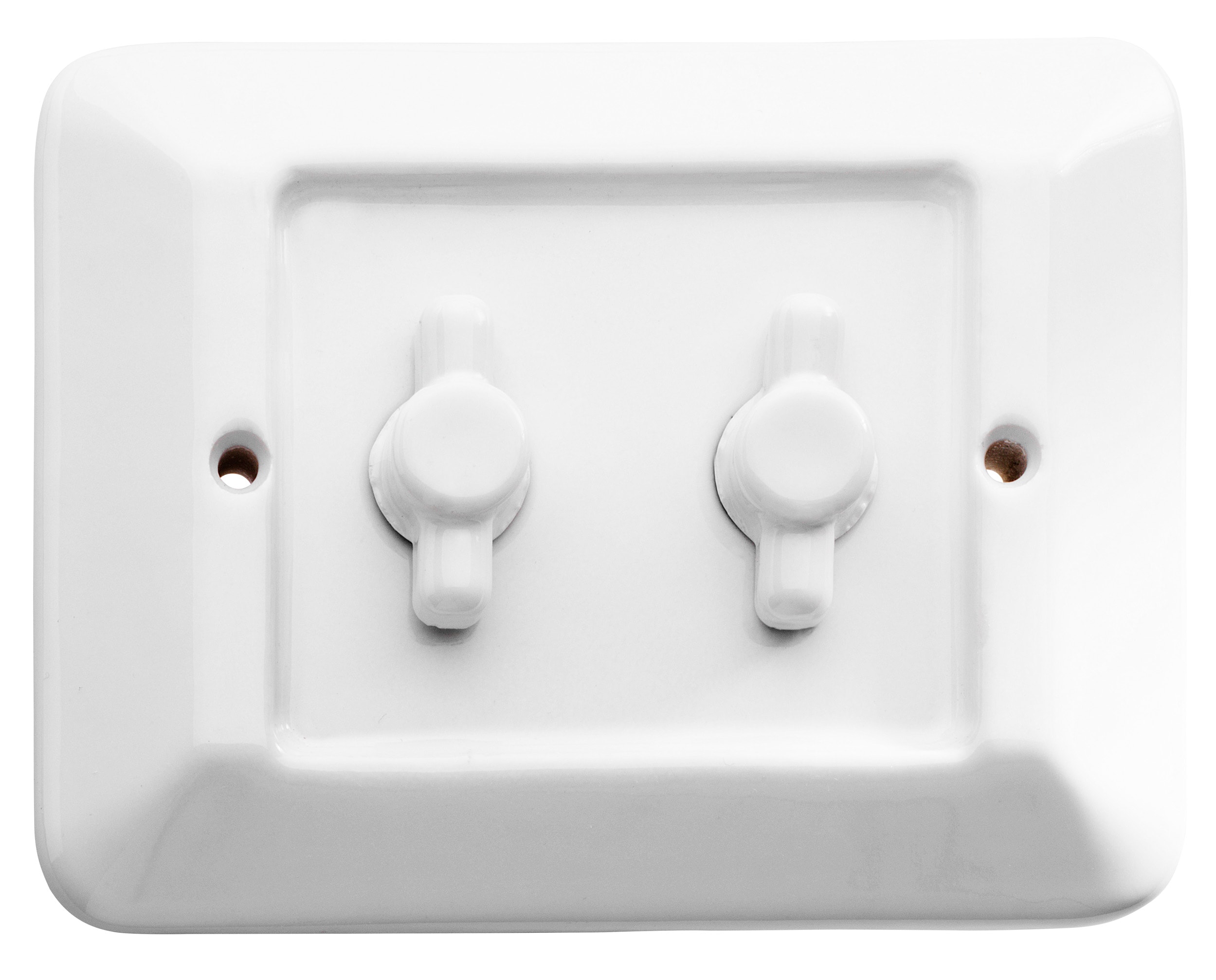 C'ERA UNA VOLTA - Serie Delux Interruttore Deviatore Rotativo 10A 250V Pistacchio.