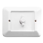 C'ERA UNA VOLTA - Serie Delux 1 Interruttore Rotativo 10A 250V Rosa Antipolvere