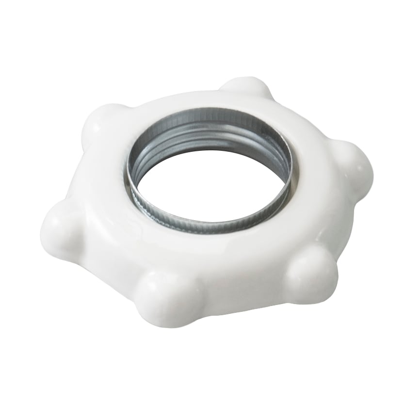 C'ERA UNA VOLTA - Ghiera in porcellana E14 bianca.