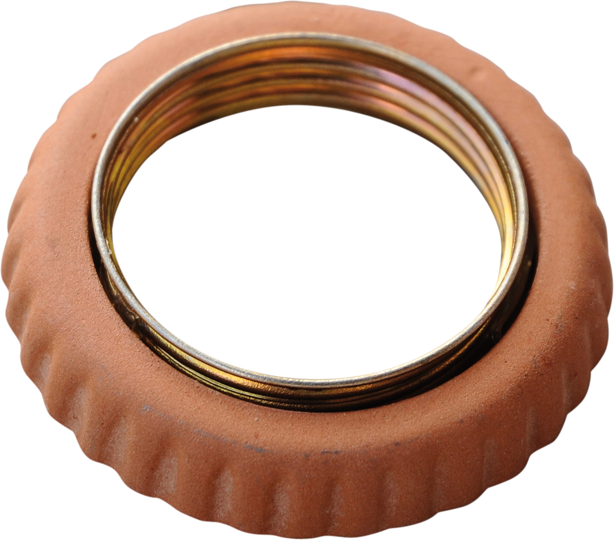 C'ERA UNA VOLTA - Ghiera E27 Cotto Tipo Basso.