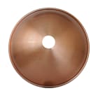 C'ERA UNA VOLTA - Piatto bombato liscio in rame satinato diametro 30. 7825/30