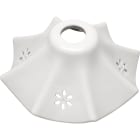 C'ERA UNA VOLTA - Piatto campana traforato fiore diametro 26 cm.