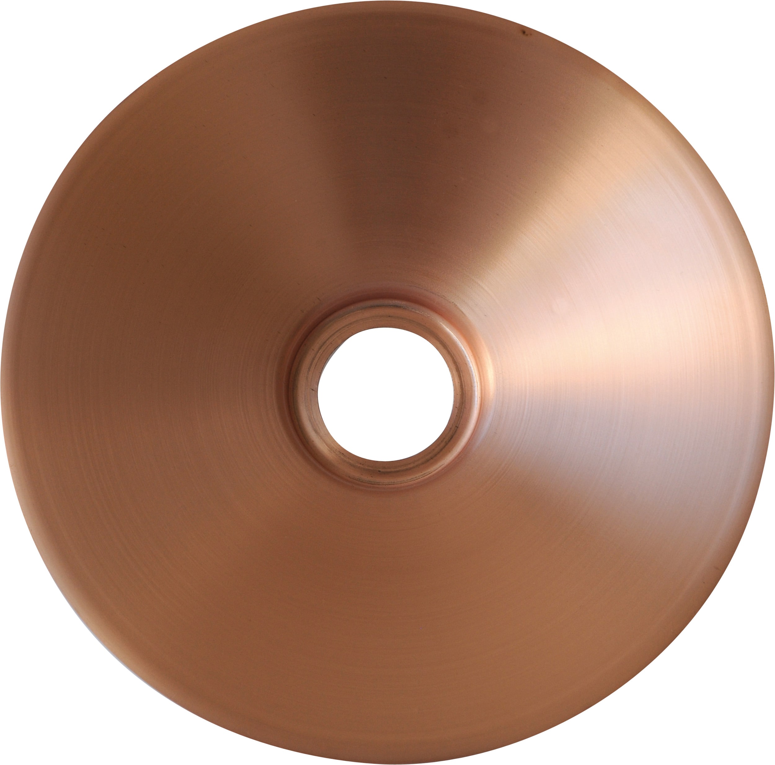 C'ERA UNA VOLTA - Piatto liscio in rame satinato diametro 22 cm.