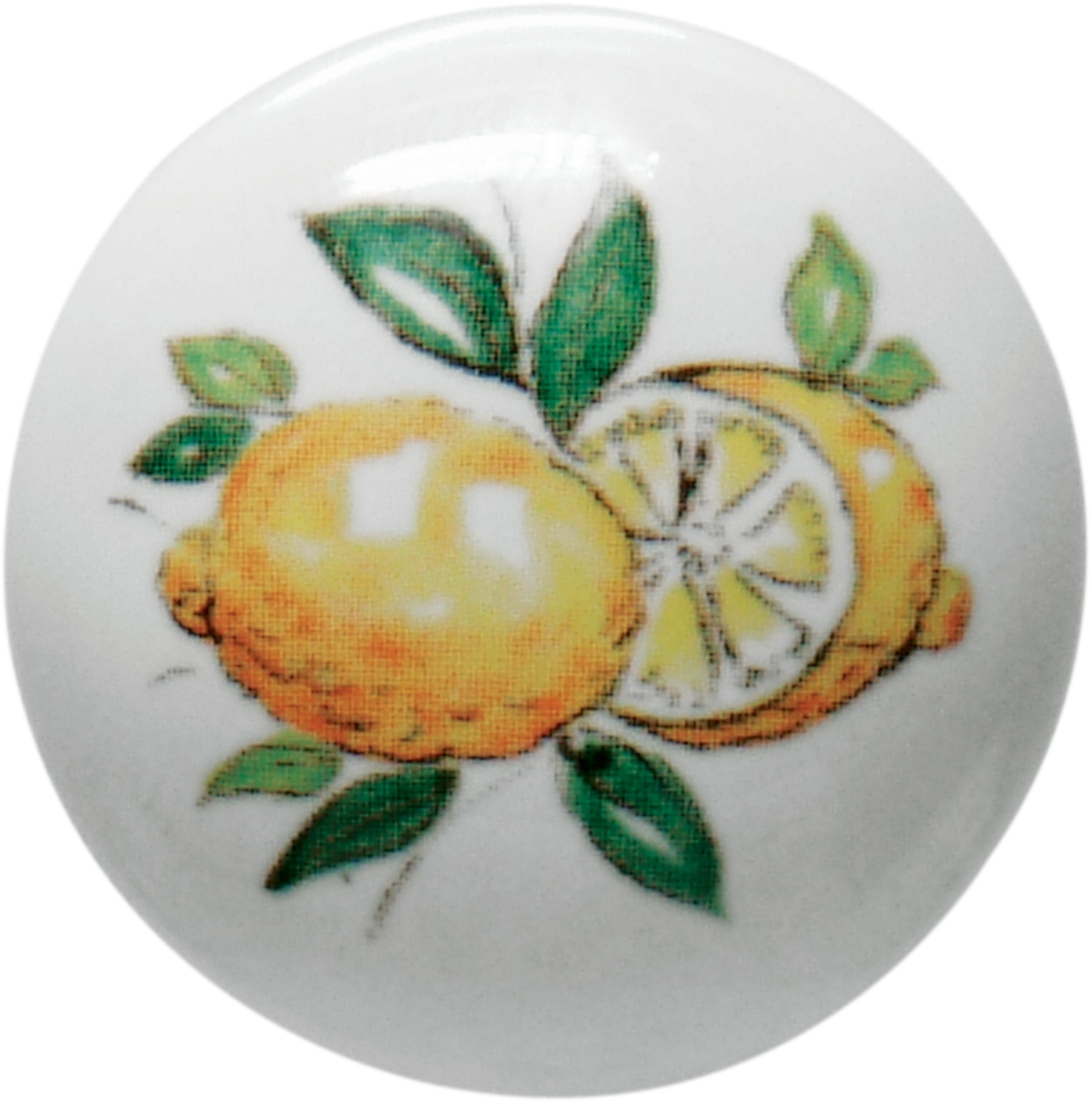 C'ERA UNA VOLTA - Pomello in porcellana diametro 3.5cm completo di vite al profumo di limone.